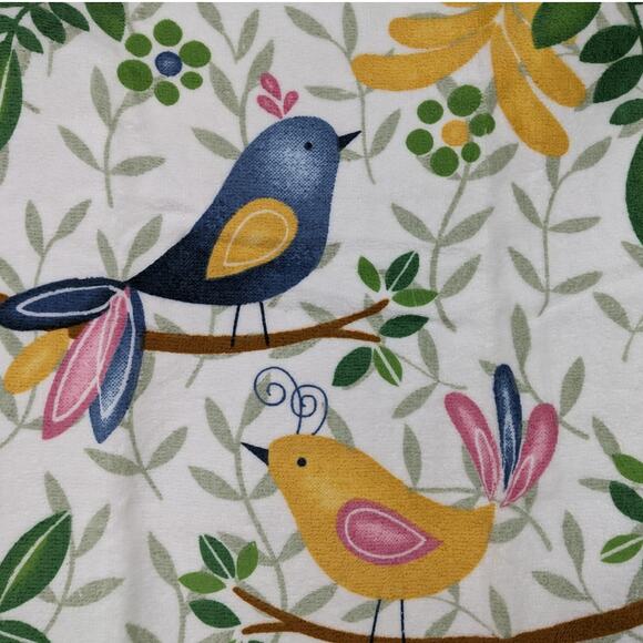 "Put A Bird On It" Lot of 3 Cute Mod Birds Plush Terry Cloth Kitchen Dish Towels - Picture 1 of 7